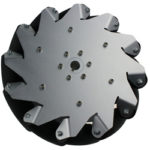 (10 inch) 254 mm aluminum mecanum wheel Rightwith bearing rollers 14131R