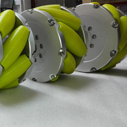 NM305A mecanum wheel side view