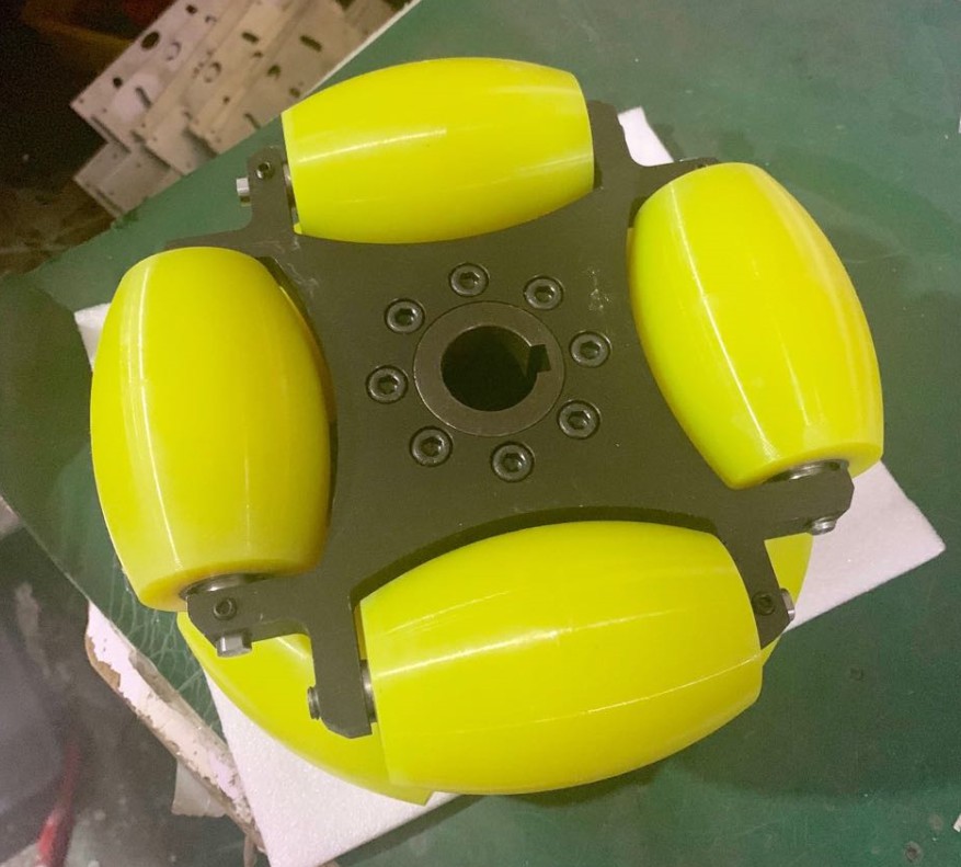 NW203C 90 degree single heavy-duty industrial Mecanum wheel