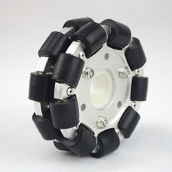 14054 4-inch (100 mm) Double-Row Aluminum Omni Wheel — product view 2