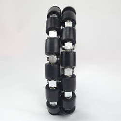 14083 6-inch (152 mm) Double-Row Aluminum Omni Wheel — product view 3