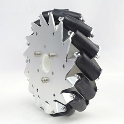 14101 6-inch (152 mm) Aluminum Mecanum Wheel Set — product view 3