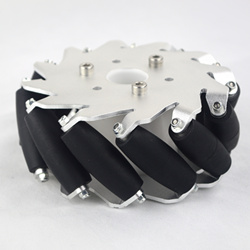 14193 5-inch (127 mm) Aluminum Mecanum Wheel Set — product view 2