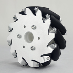 14193 5-inch (127 mm) Aluminum Mecanum Wheel Set — product view 3