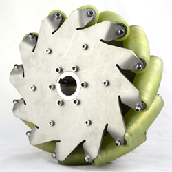 14197 10-inch (254 mm) Stainless Steel Mecanum Wheel Set — product view 2